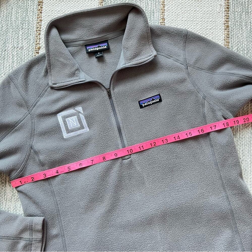 Patagonia Women's Micro D® 1/4-Zip Grey Pullover Sweater Women’s Medium - Picture 8 of 12